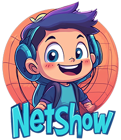 NetShow Logo - Cartoon Style
